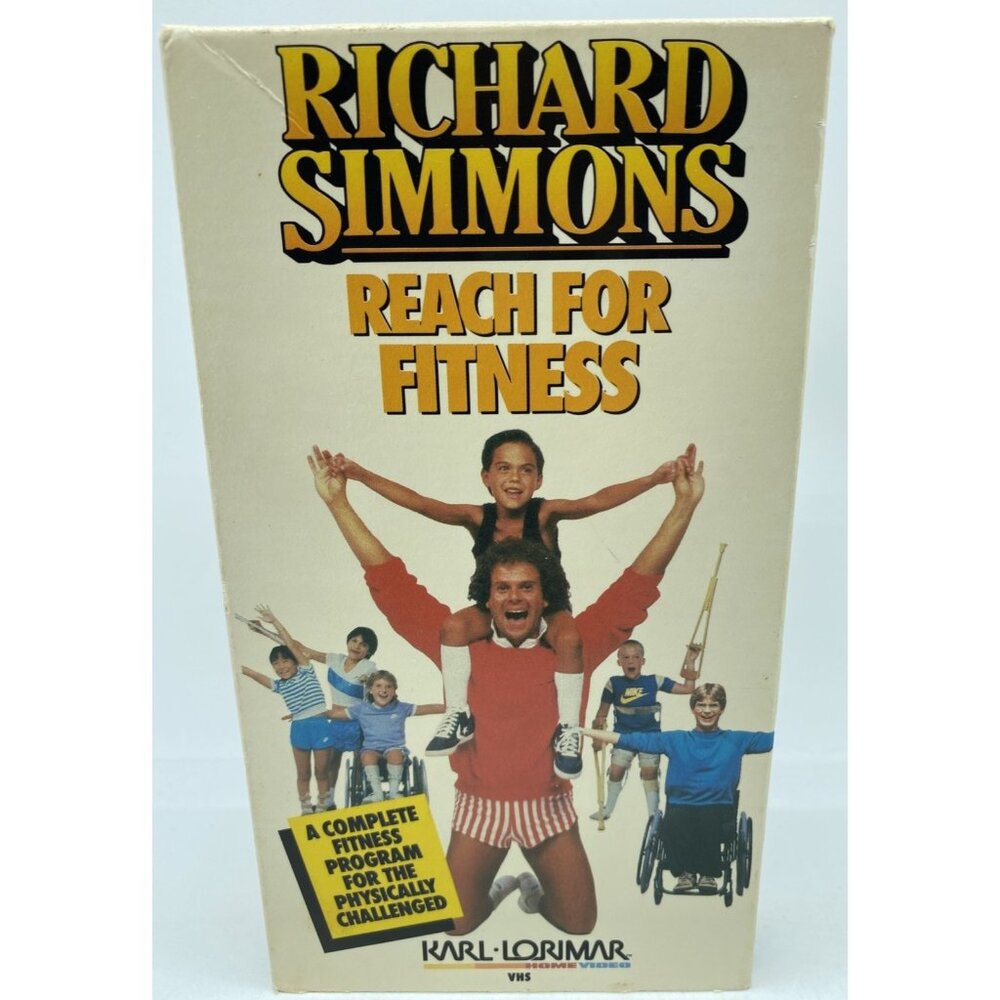 Richard Simmons Reach For Fitness Handicapped Physically Challenged Disabled VHS